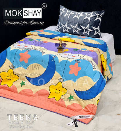 TEENS SINGLE BED COMFORTER
