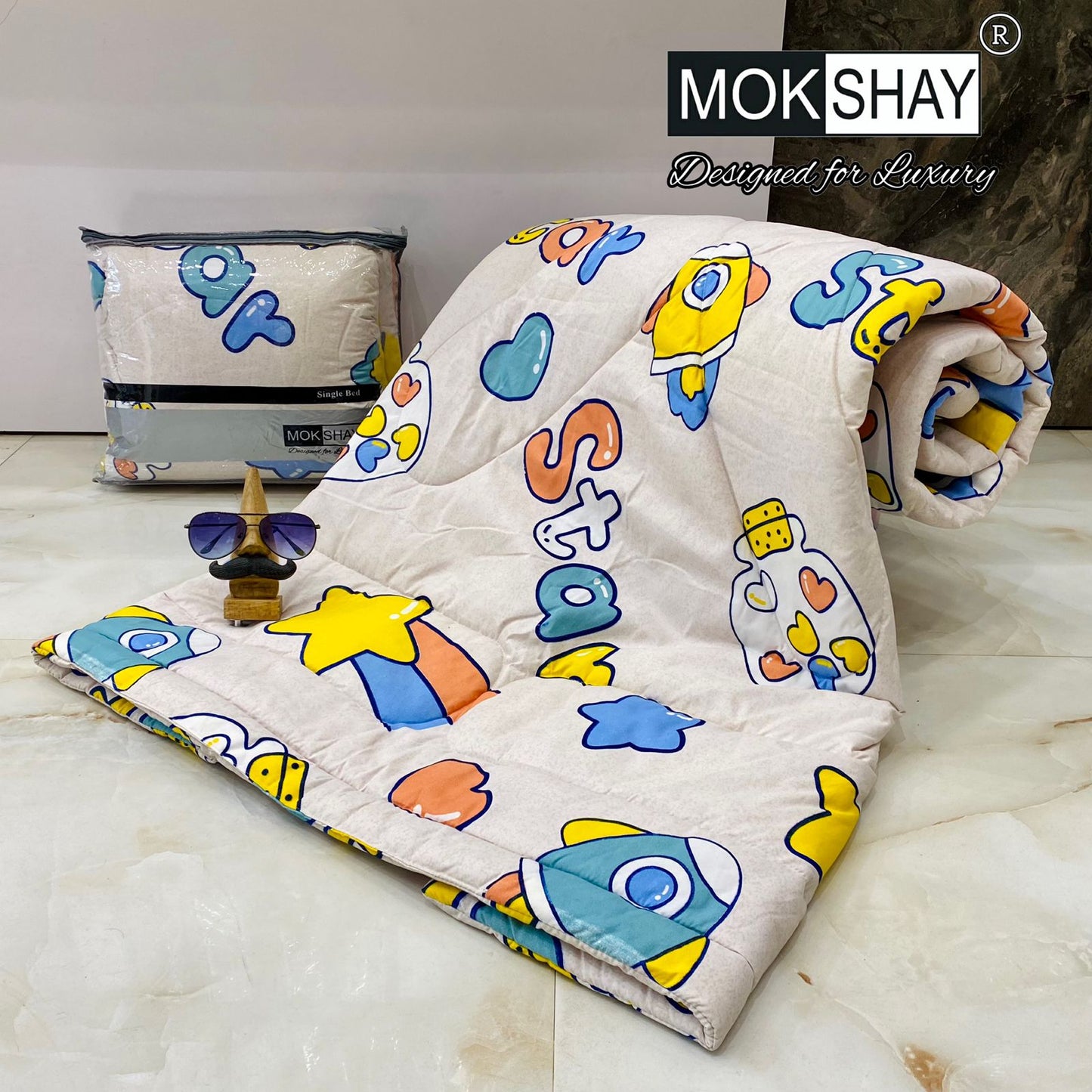 TEENS SINGLE BED COMFORTER
